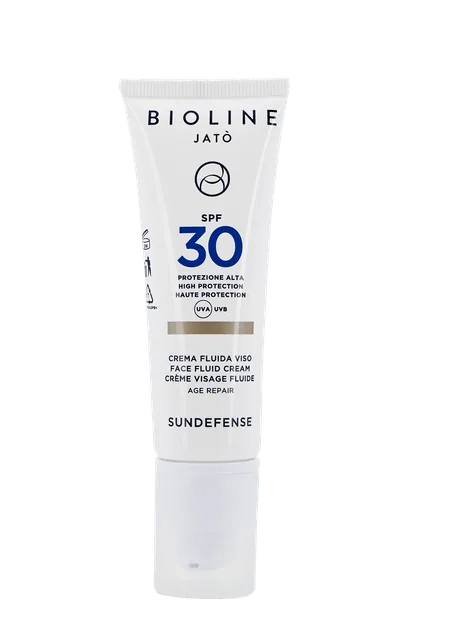 Bioline Sundefense SPF30 Face Fluid Cream Age Repair