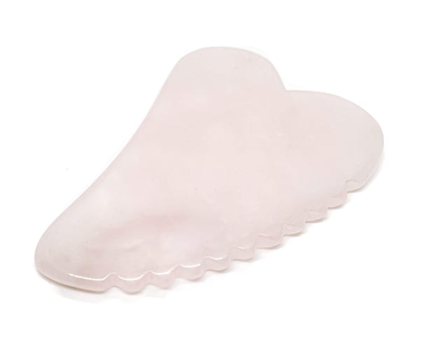 Gua Sha rosenkvarts tandad