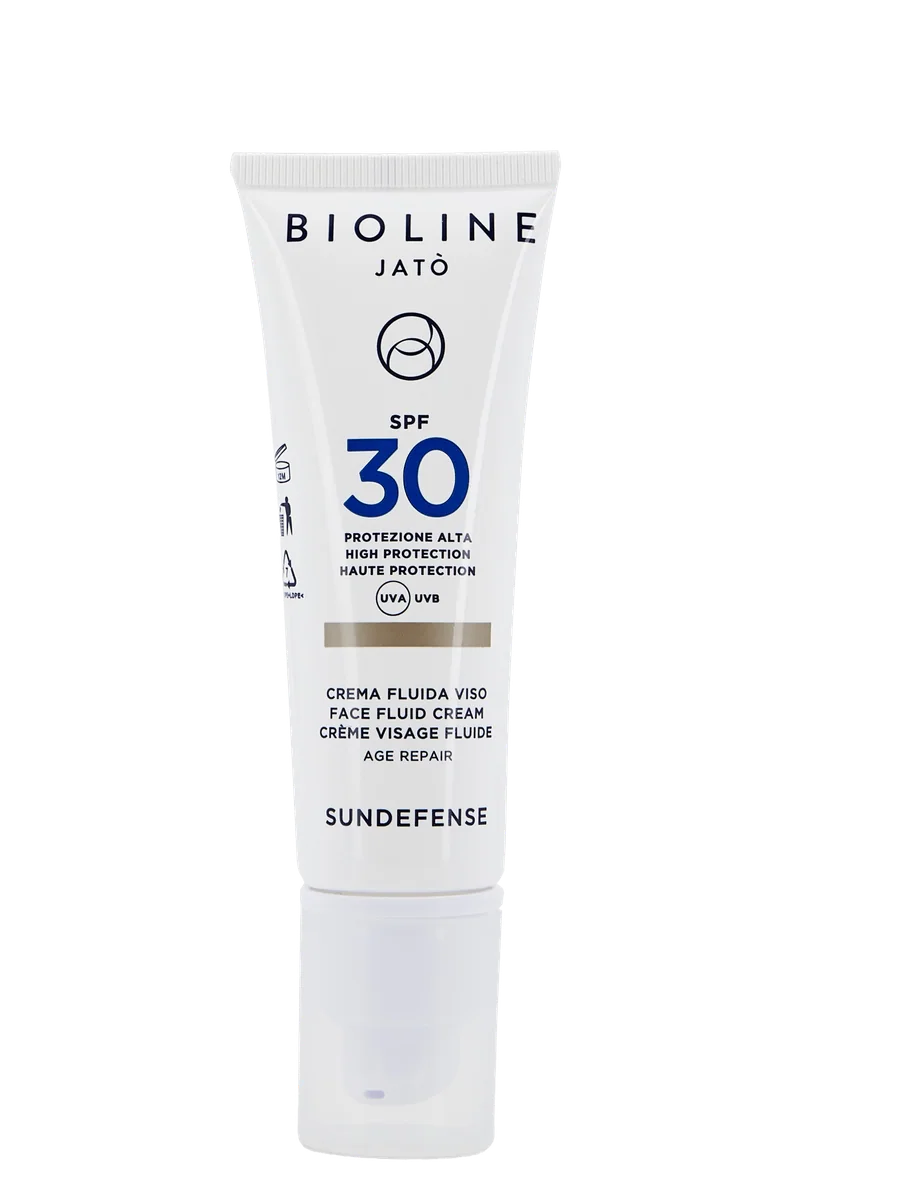 Bioline Sundefense SPF30 Face Fluid Cream Age Repair