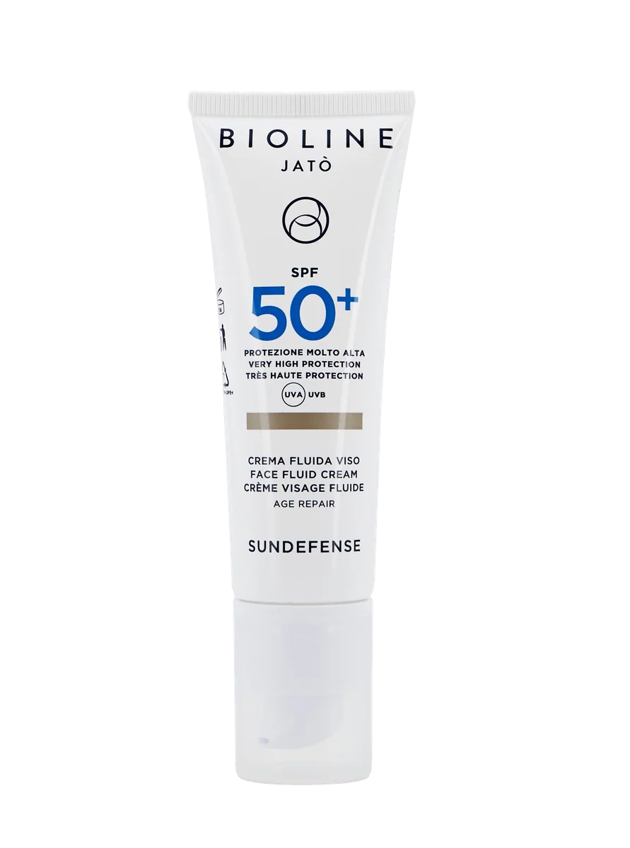 Sundefense SPF50 Face Fluid Cream Age Repair